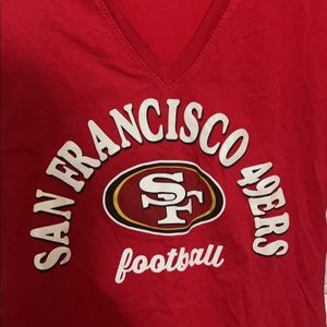 NFL official Team apparels San Francisco 49ers shirt,washed but never wore